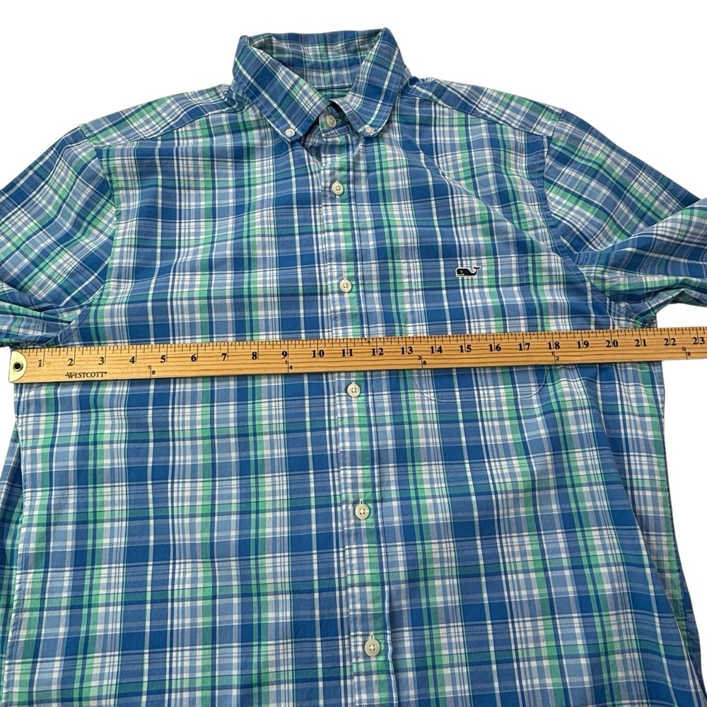 Vineyard Vines Mens M Medium Button-Down Classic Fit Plaid Tucker Fit Shirt - Picture 10 of 16